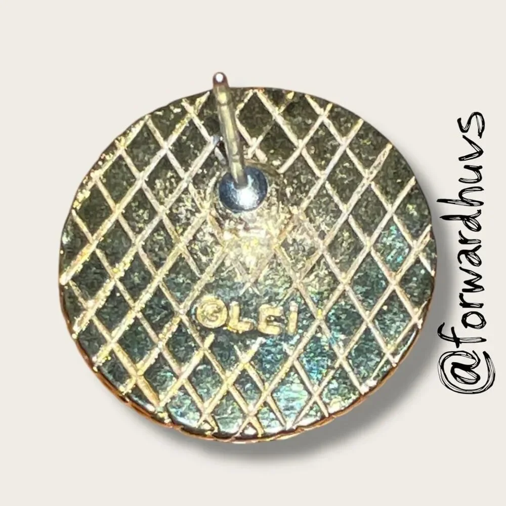 Bundle Sale 3 for $15 | Vintage Liz Claiborne LCi Earrings – Blue Center